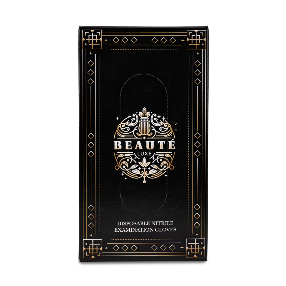 Beaute Luxe Púdermentes Nitril kesztyű 50db - Pink gyöngyház (3,5gr)