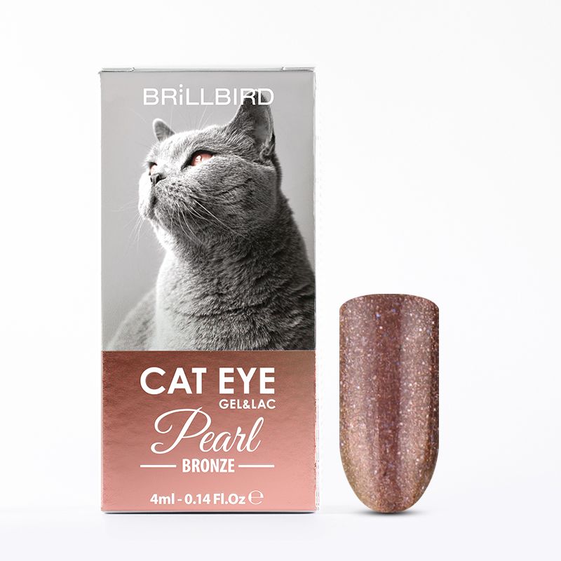 Cat Eye Pearl Géllakk - Bronze 4ml