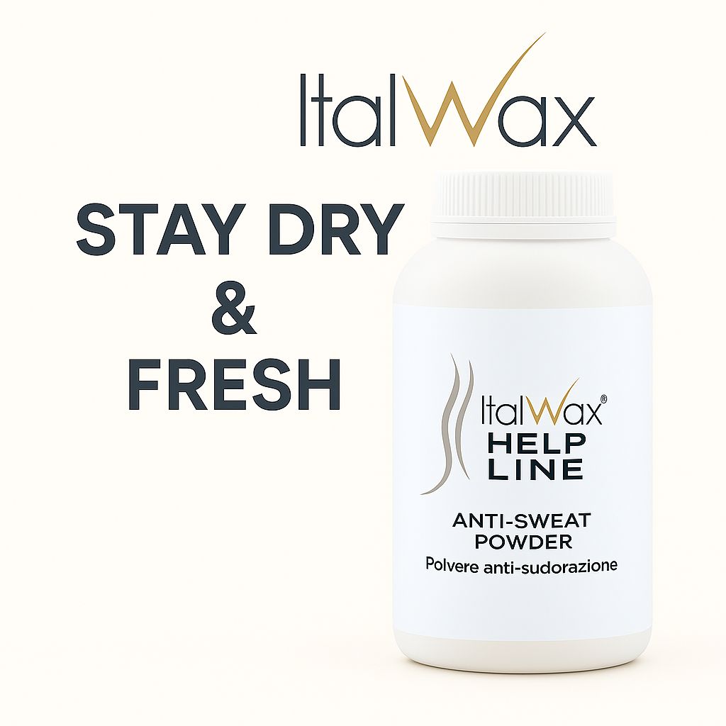 ItalWax Help Line Anti-Sweat Powder Talk - Izzadásgátló púder gyantázás előtt - 90gr