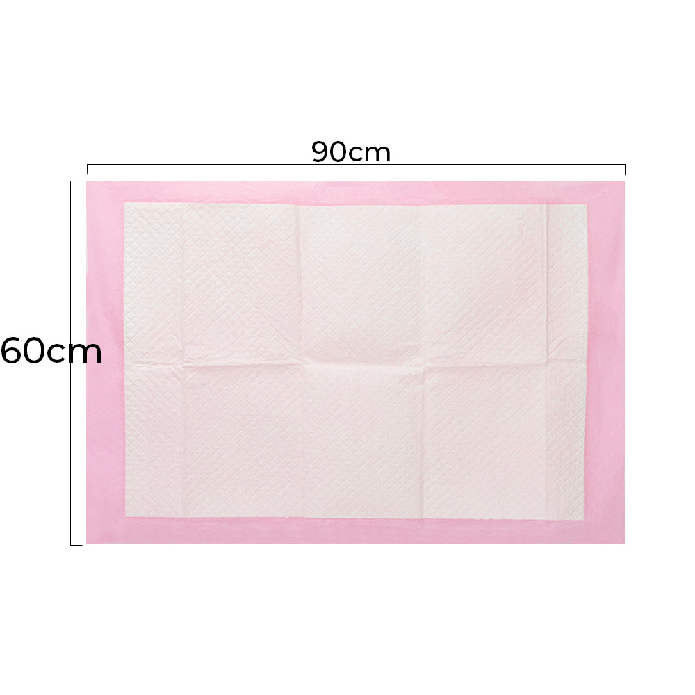 Kutyapelenka – higiénikus alátét szobatisztasághoz 60×90 cm – 50 db rózsaszín