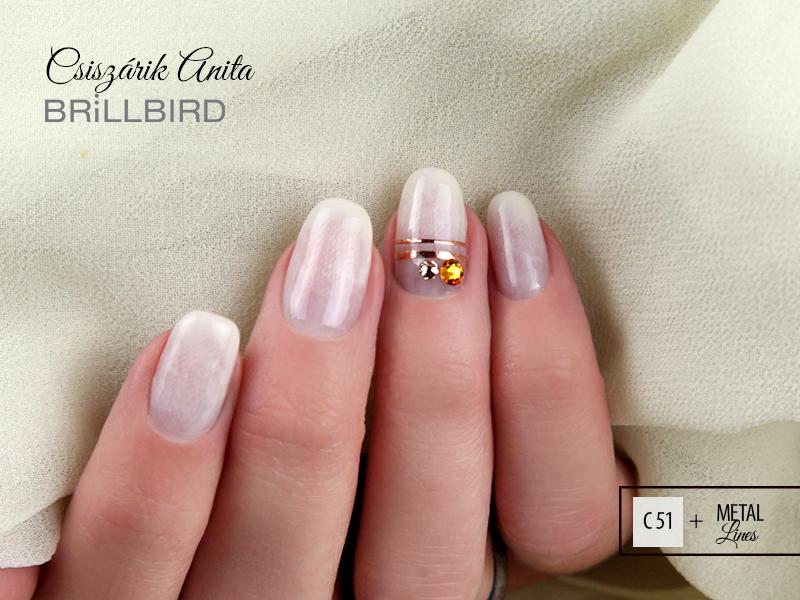 METAL LINE STICKER - RUSSIAN GOLD